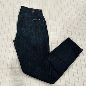 7 for all mankind gwenevere skinny jeans size 27